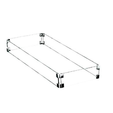 Glass deflector Hampton square table