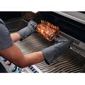 Genuine leather BBQ gloves