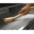 Grill brush with brass bristles