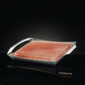 Himalayan salt block with stainless steel topper